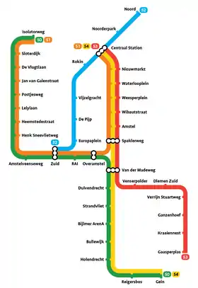 Image illustrative de l’article Métro d'Amsterdam