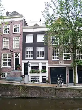 Vue du Lauriergracht au cœur du Jordaan.