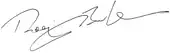 signature de Ray Burke