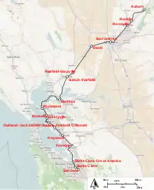 Carte du Capitol Corridor