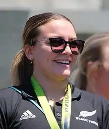 Description de l'image Amy Rule with RWC medal.jpg.