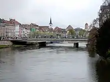 Vue de l’Ill à Strasbourg.