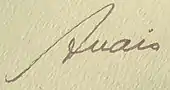 signature d'Anaïs Nin