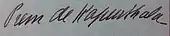 signature d'Anita Delgado