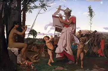 Anacréon, Bacchus et l'Amour (1848), Toulouse, musée des Augustins.