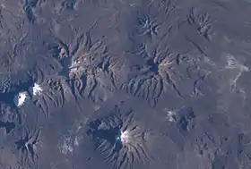 Vue satellite du Nevado Anallajsi