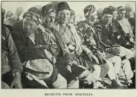 Recrues anatoliennes, v. 1914-1918.