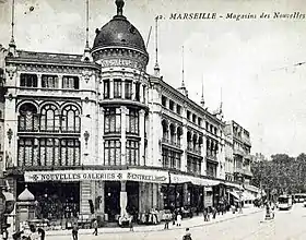 Ancien bâtiment des Nouvelles Galeries à Marseille