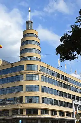 Premier siège de l'ISC, place Flagey.