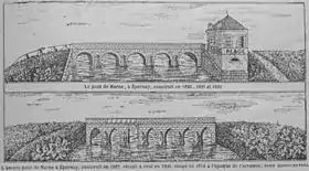 les ponts avant et après 1820.