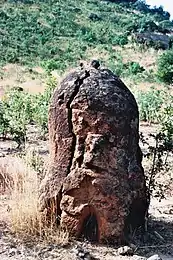 Ancien fourneau datant de l'empire du Mali dans la région de Siby