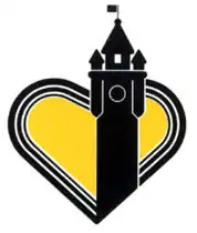 Premier logo de la région (cœur et le beffroi) de 1982 à 1993.