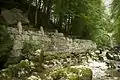 Mur de soutènement de l'ancienne route