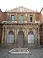 Universitéamphithéâtre, cour, grille