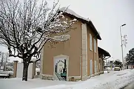 Ancienne gare de Beaumont-les-Valence.