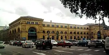 La place du Roi-Georges en travaux.