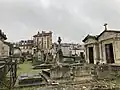 Partie ancienne du cimetière.