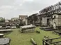 Partie ancienne du cimetière.