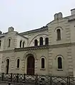 Anciennes entrée et façade de la synagogue de Neuilly, rue Jacques Dulud.