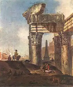 Ruines antiques, 1647Musée des beaux-arts de Budapest