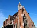 L'ancienne église démolie en 2006 aujourd'hui la "Bourlette".