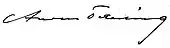 signature d'Anders Österling