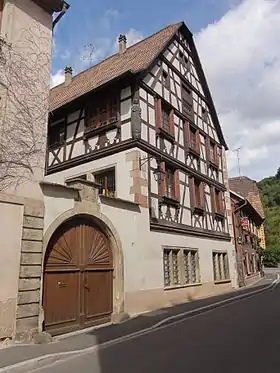 Maison (1573), ancien Hôtel d’Andlau, 17 rue du Docteur-Stoltz.
