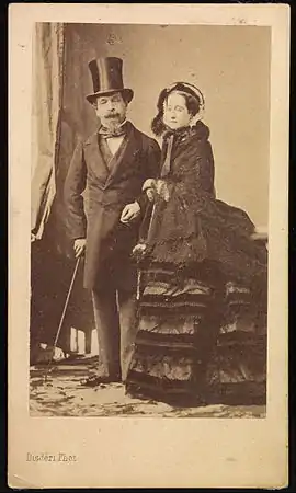 Napoléon III et Eugénie (vers 1870), Los Angeles, Getty Center.