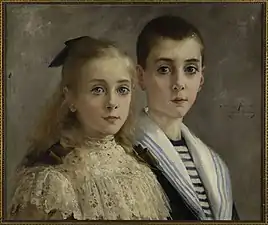 Portrait de Jean et Jeanne, les enfants du professeur Joffroy (1895), Paris, Petit Palais.