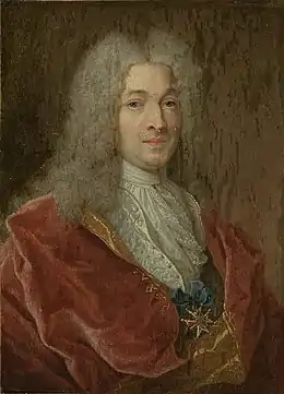 Portrait réalisé à la peinture à l'huile de Camille Perrichon, qui aide Madame de Warens à acheter les mines de Haute Maurienne.