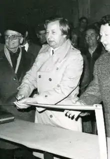 André Grosjean, maire d'Aix-les-Bains de 1969 à 1985 puis de 1995 à 2001