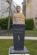 Monument à André Maginot en 1914.