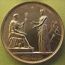 Le Couronnement de Napoléon Ier, médaille.