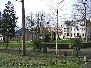 Parc de l'hôtel de ville.