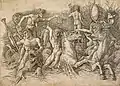 Andrea Mantegna, Bataille des monstres marins.