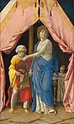 Version attribuée à Andrea Mantegna ou Giulio Campagnola, vers 1495.