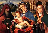 Madonna Baglioni, 1515-1520Académie Carrara, Bergame