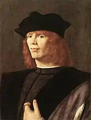 Andrea Solario - Portrait possible de Gaspare da Sanseverino (vers 1500)