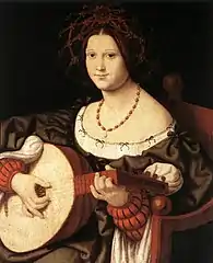 La Joueuse de luth 1510, Rome