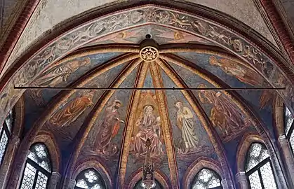 Fresques de la voûte absidale église San Zaccaria.