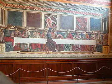 Fresque du Cenacolo di Sant'Apollonia.