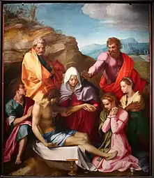 Andrea del Sarto, 1523-1524Pietà avec des saintsGalerie Palatine, Florence