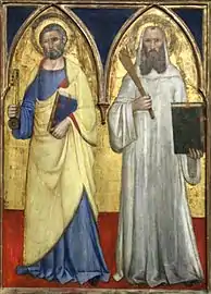 Andrea di Bonaiuto, Saint Pierre et saint Benoît (XIVe siècle).