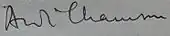 signature d'André Chamson