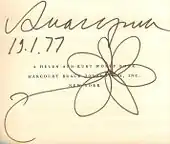 signature d'Andreï Amalrik