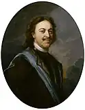 Portrait de Pierre-le-Grand(1672-1725), musée de l'Ermitage