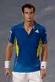 Le tennisman britannique Andy Murray en tenue Adidas lors de l'Open d'Australie 2010.