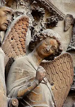 L'Ange au Sourire, cathédrale Notre-Dame de Reims.