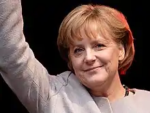 Angela Merkel,chancelière allemande,photographiée en 2008.