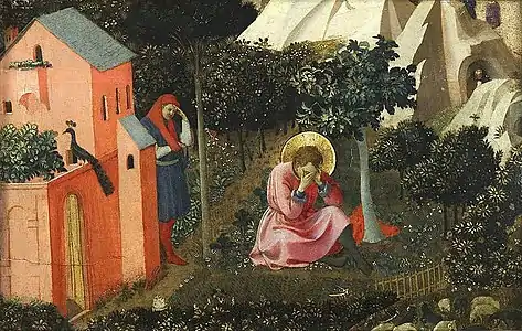 Fra Angelico, La Conversion de saint Augustin